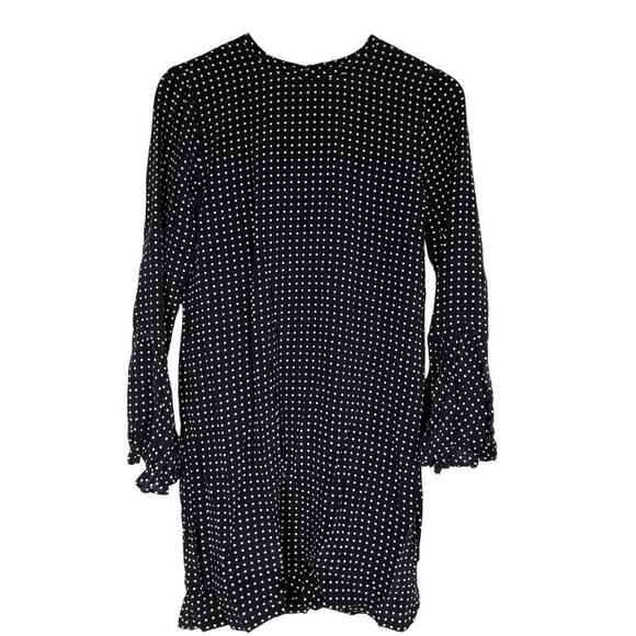 Equipment Silk Polka Dot Mari Dress Long sleeves Mini XS - Picture 3 of 10